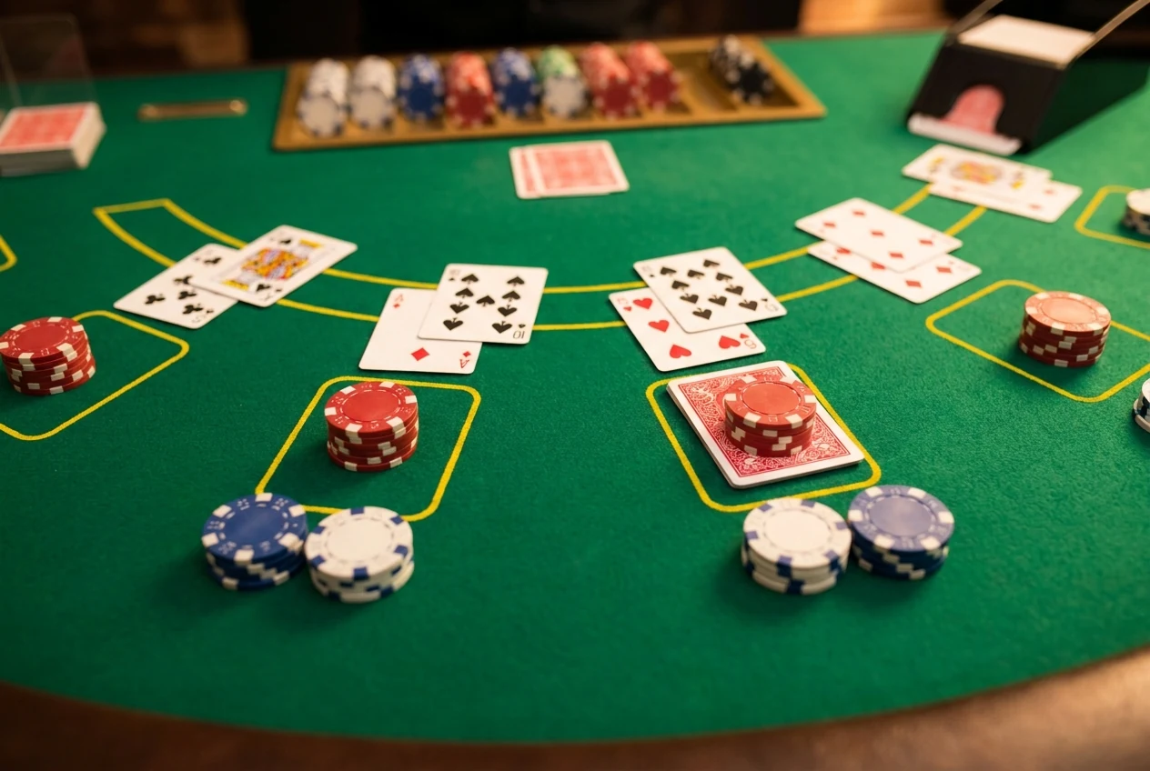 Table Blackjack Multi Hand su Spinorhino